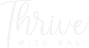 Thrive with Kali Psychotherapy and Energy Healing, wordmark.